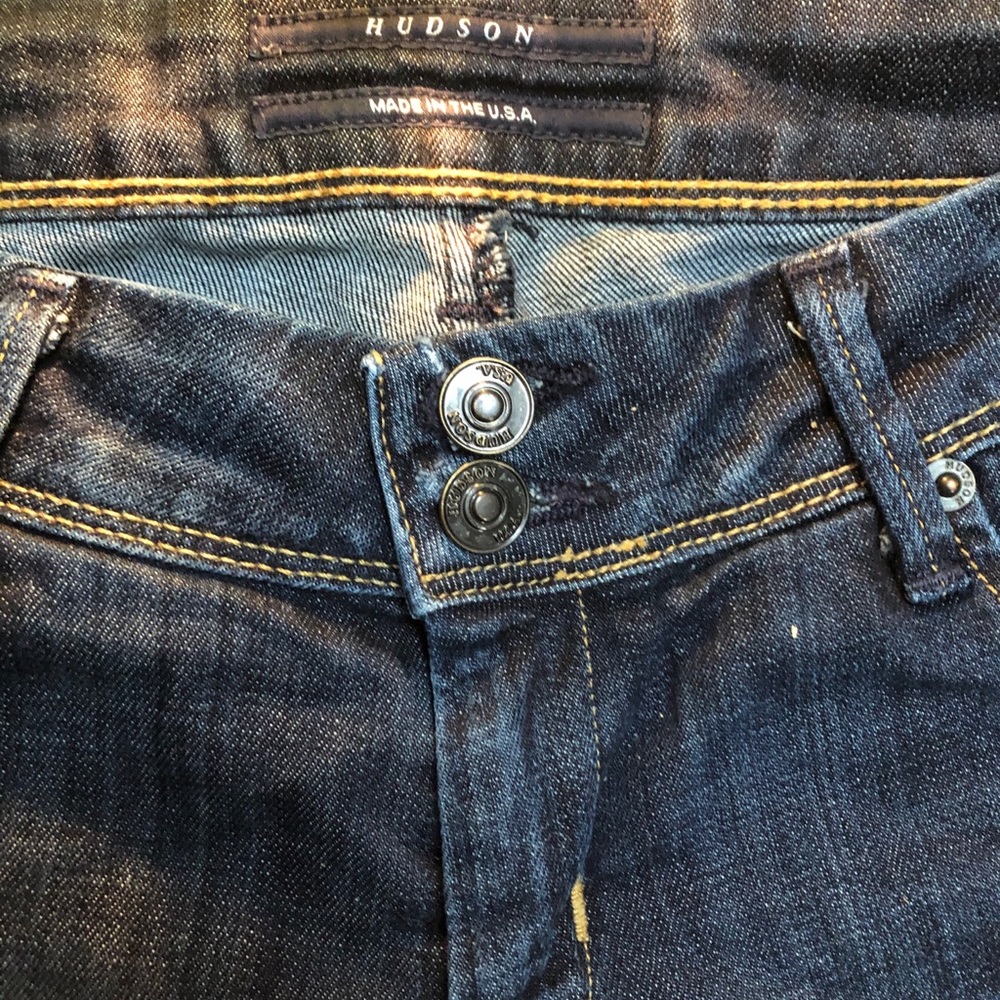 Hudson Dark Wash Jeans - Picture 3 of 7